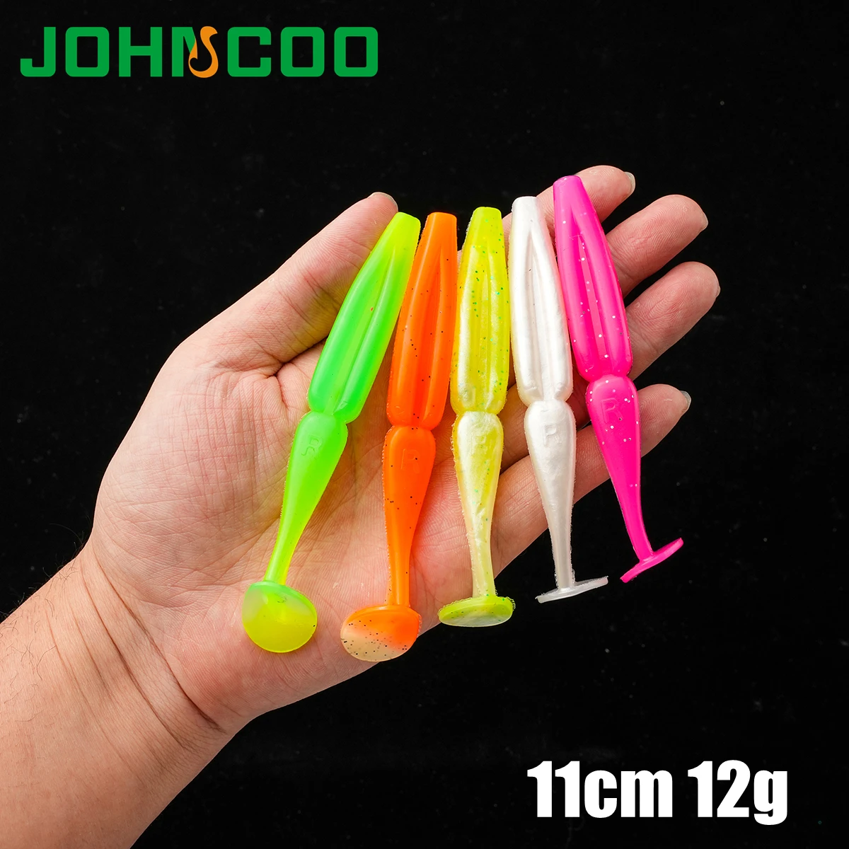 4pcs/pkt Soft Fishing Lure 11cm 12g  Soft Baits Fishing Wobbler Bass Bait Artificial Fishing soft Lure Tacke