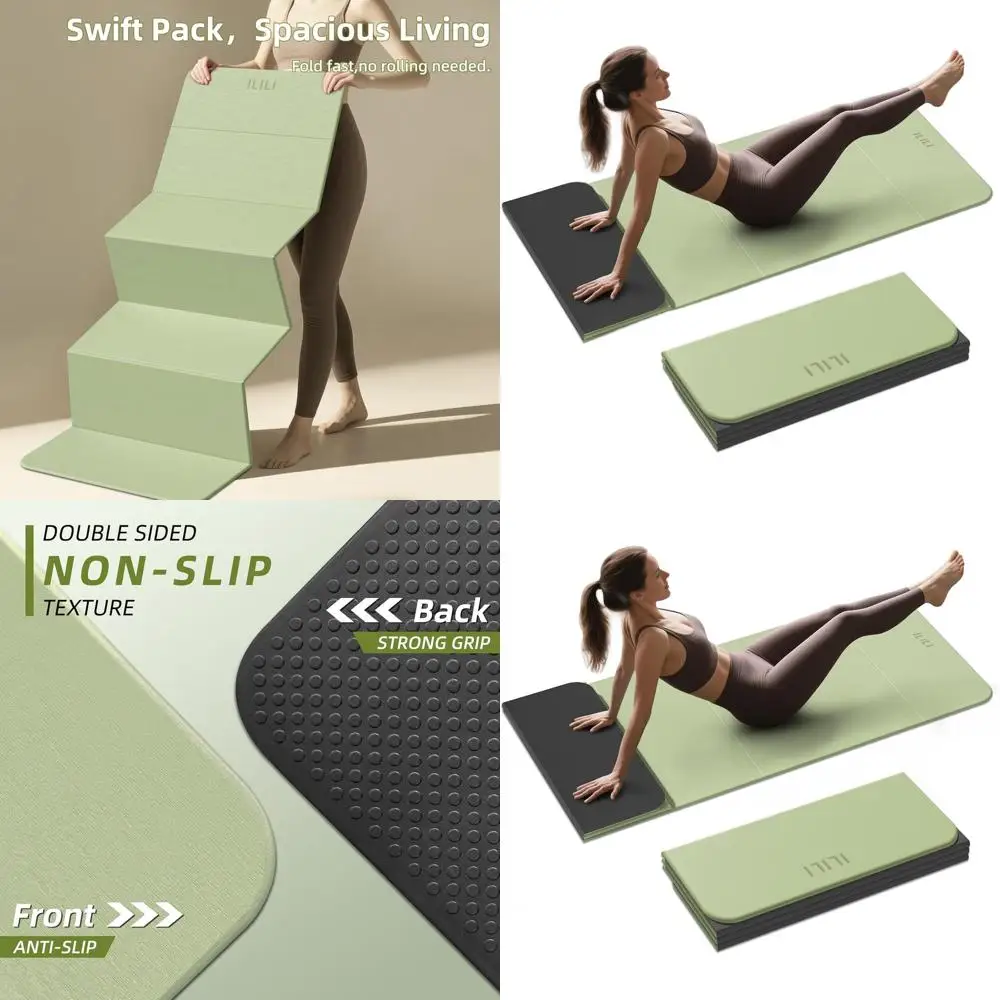 

Compact 10mm Thick TPE Yoga Mat, 75L x 26W, Portable & Comfortable for Exercise & Outdoor Use