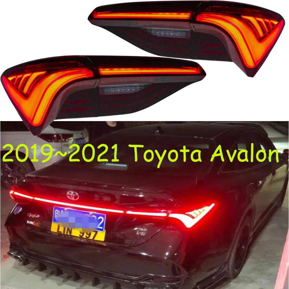 Dynamic Car Bumper Tail Light Avalon Taillight 2019~2020y LED Car Accessories Taillamp Avalon Rear Light Fog