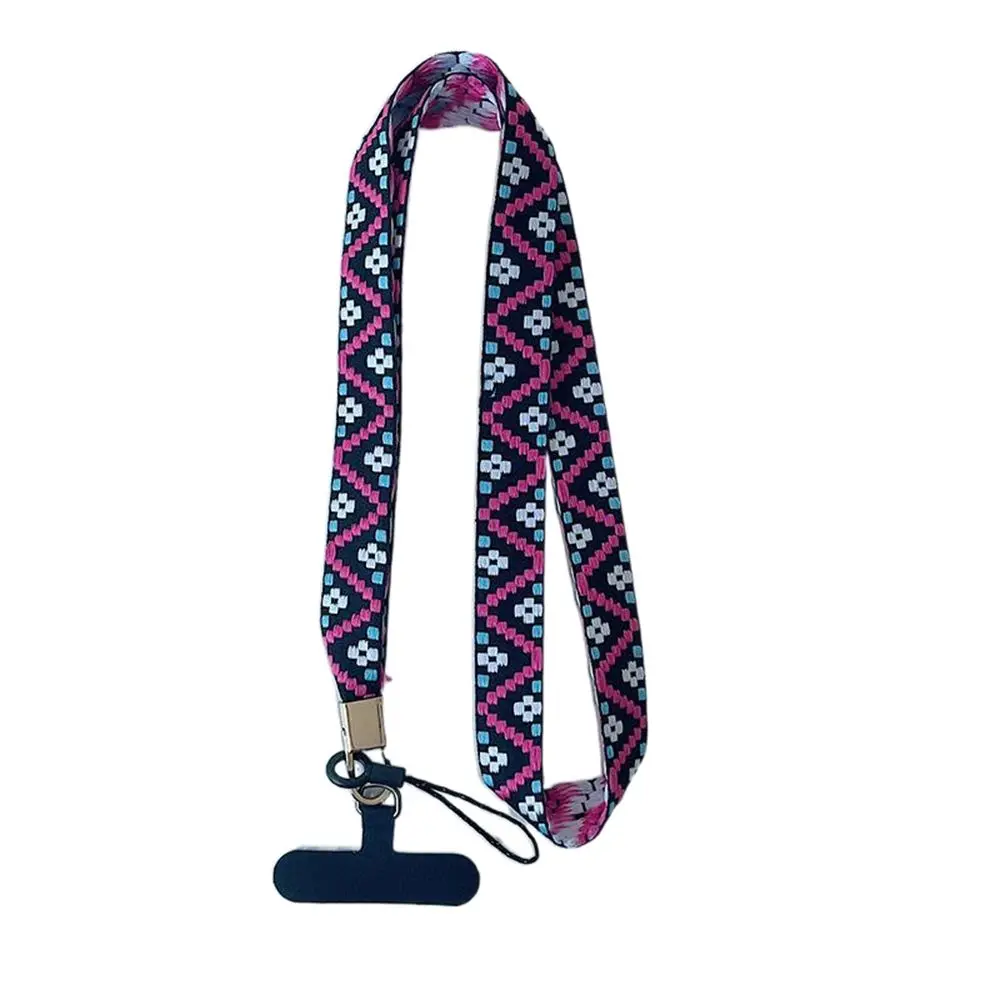 携帯電話ケース クロスボディ携帯電話ストラップ エスニックスタイル 高級携帯電話チェーン 延長ワイド携帯電話ストラップ 女性 女の子