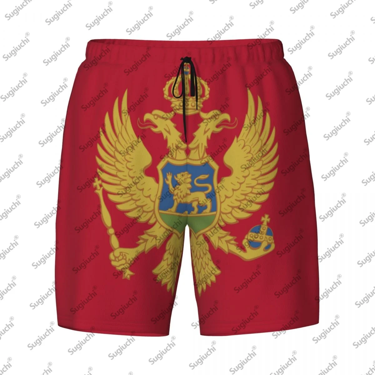 

Мужские плавки с 3D принтом флага Чернеры 2025 года, гавайские купальные пляжные шорты 2 в 1, быстросохнущие летние шорты для плавания с карманами