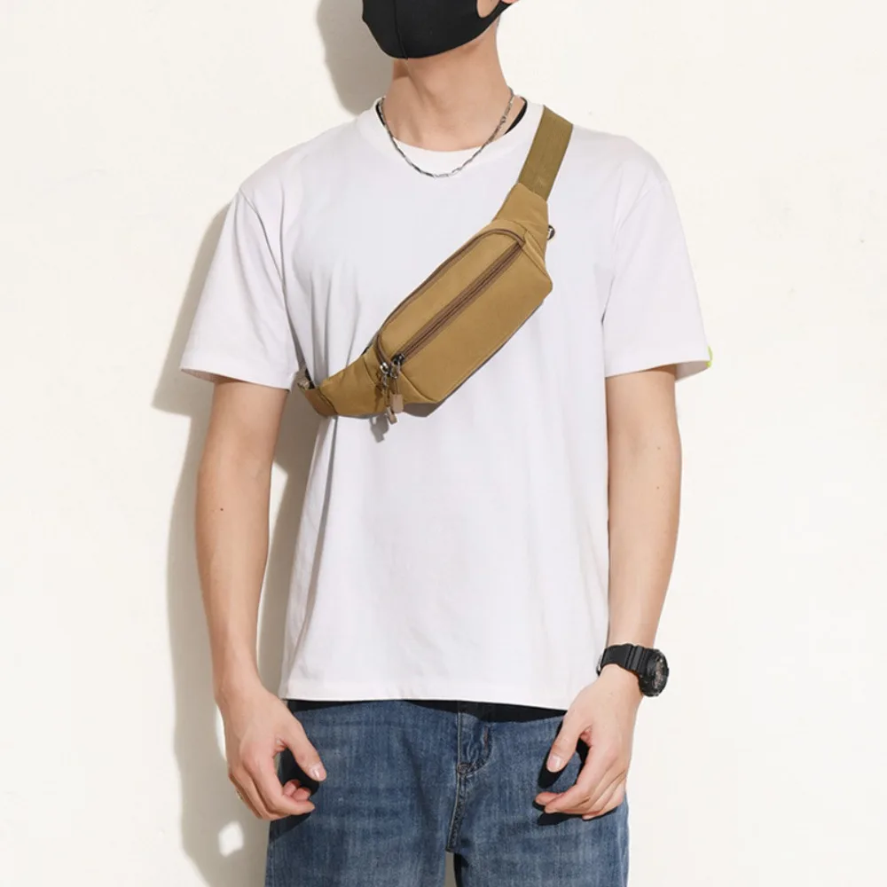 

Men's and women's Adjustable Sports Waist Bag Large Capacity Lightweight Men Chest Bag Portable Waterproof Sports Bag Cycling