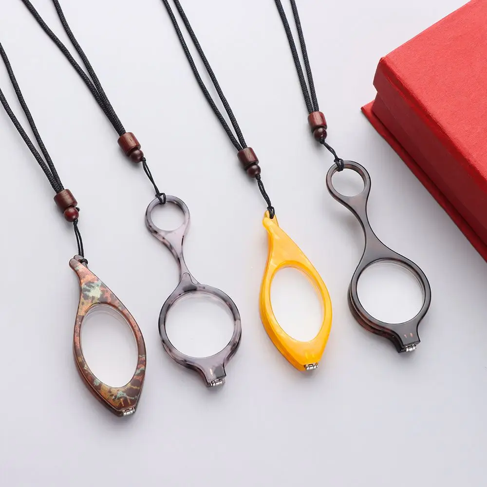 

Folding Hanging Neck Permanent Eyewear Accessories Reading Glasses Full Frame Presbyopia Glasses