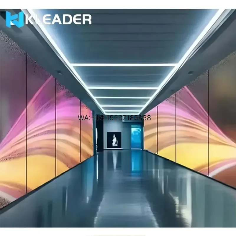Wmwmnu LED Wall Displays with Digital Building Materials LED Lighting Backdrops for Indoor or Outdoor Advertising Video