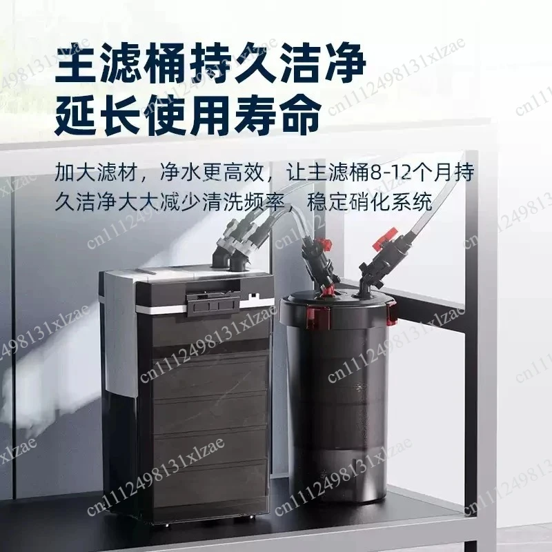silent-non-power-external-filter-barrel-3-in-1-aquarium-pre-filter-for-fish-tank-pond-water-purification