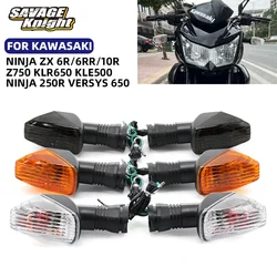 Motorcycle Front Rear Turn Signal Light For KAWASAKI NINJA ZX6R ZX10R 250R Z750 KLR650 KLE500 VERSYS 650 Flashing Indicator Lamp