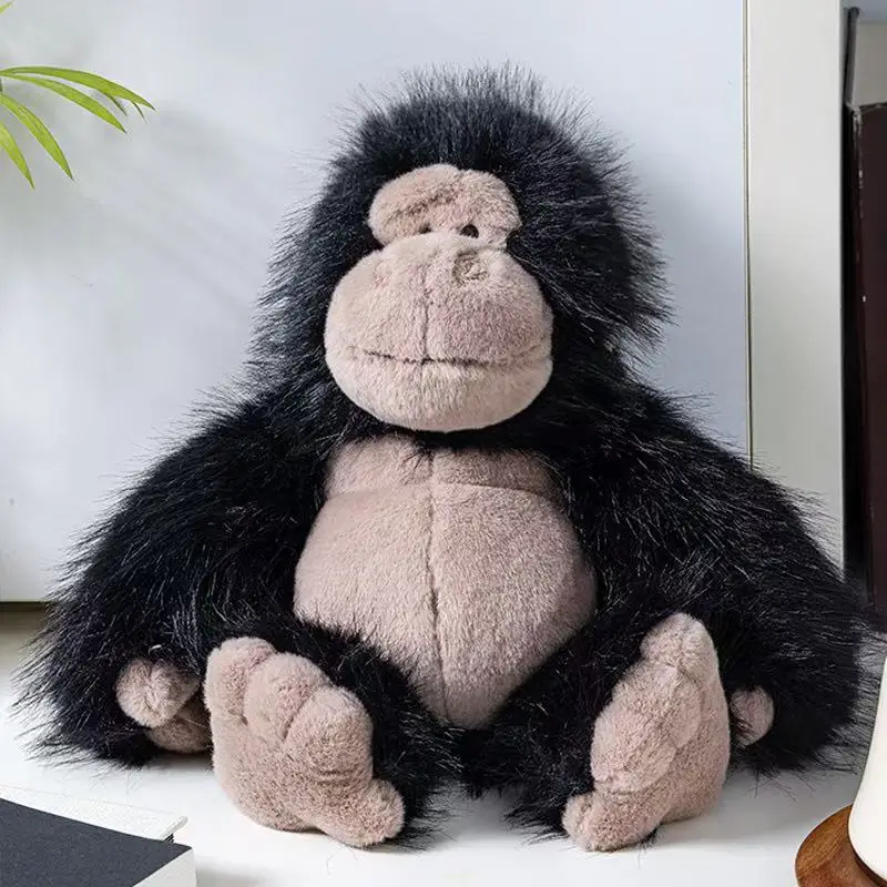 26/35cm Latest Lazy Gorilla Doll Stuffed Plush Toy Handmade Doll Cartoon Anime Cute Pillow Gift Toy Christmas Halloween