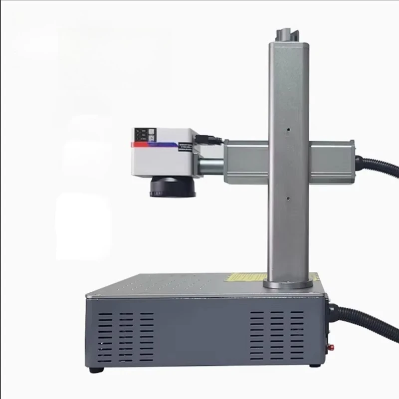 Mini Desktop CNC Fiber La/ser Marking Machine 50W/20W/30W Portable Stainless Steel PLT DWG BMP JPT Raycus