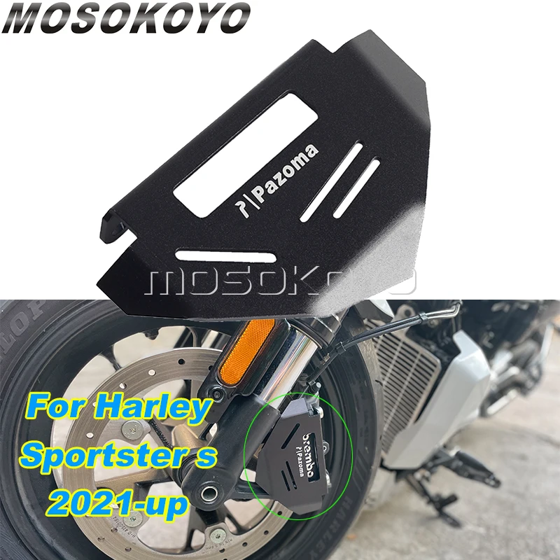 

Front Brake Caliper Guards Cover Protector For Harley Sportster S RH1250S RH 1250 S 2021 2022 2023 Motorcycle Accessories Parts