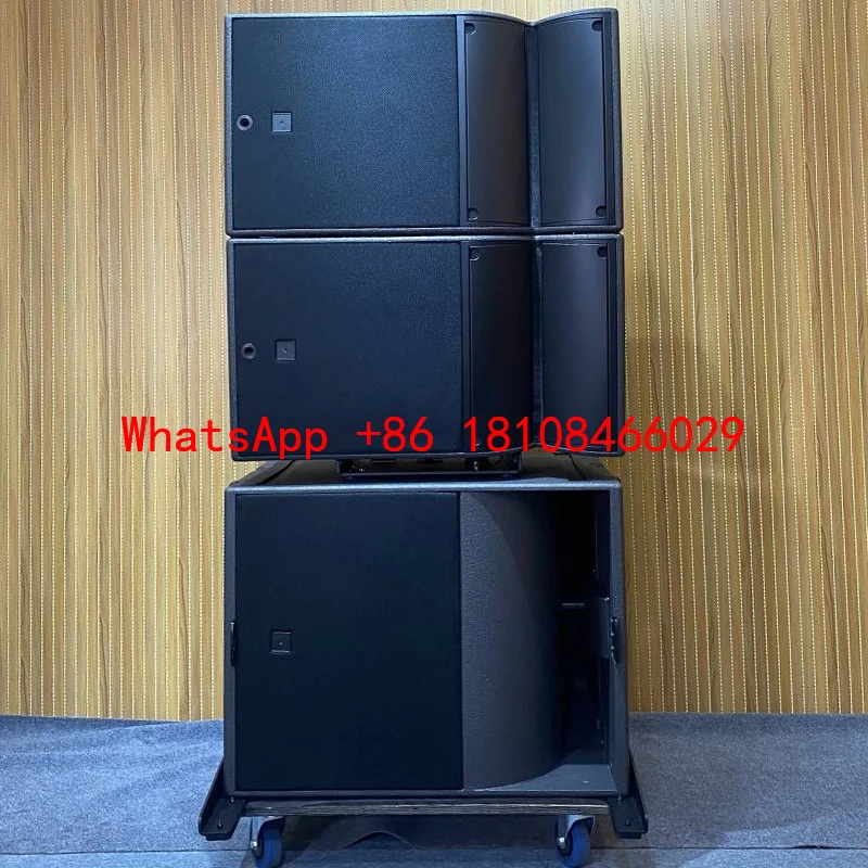 Super Bass Wide Frequency Pa Sound Music Stage 15  Inch Line Array Set Passive Professional Audio System for Wedding