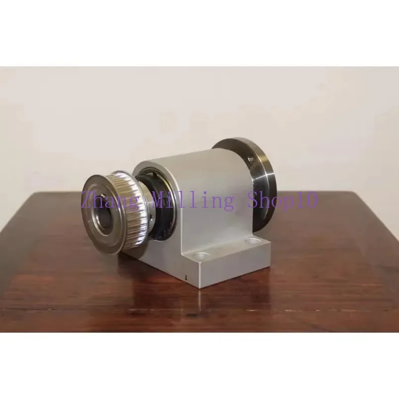 80 100 Lathe Spindle Assembly Through Hole 20 Center Height 50 Lathe Spindle High-strength Lathe Head Assembly with Flange