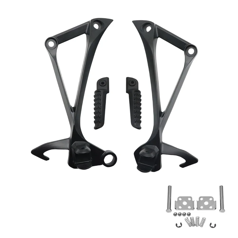 

Motorcycle Rear Passenger Foot Pegs Footrest Bracket Fit For Kawasaki Ninja ZX10R ZX 10R ZX-10R 2011-2014 2019 2020