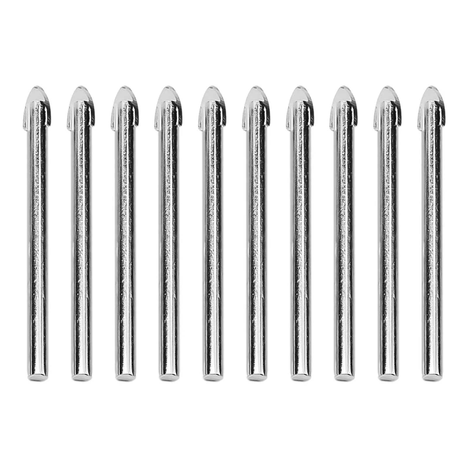 

10pc 6mm Tip Bit Cemented Carbide Glass Ceramic Granite Wall Concrete Hole Opener Tile Drillinf Electric Drill Power Tool