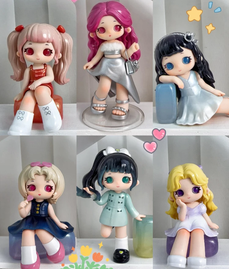 Zi Yuli Dream Closet Series Figures Blind Box Cute Zi Yuli Anime Doll Mystery Box Surprise Bag Pendant Keychain Desktop Decor