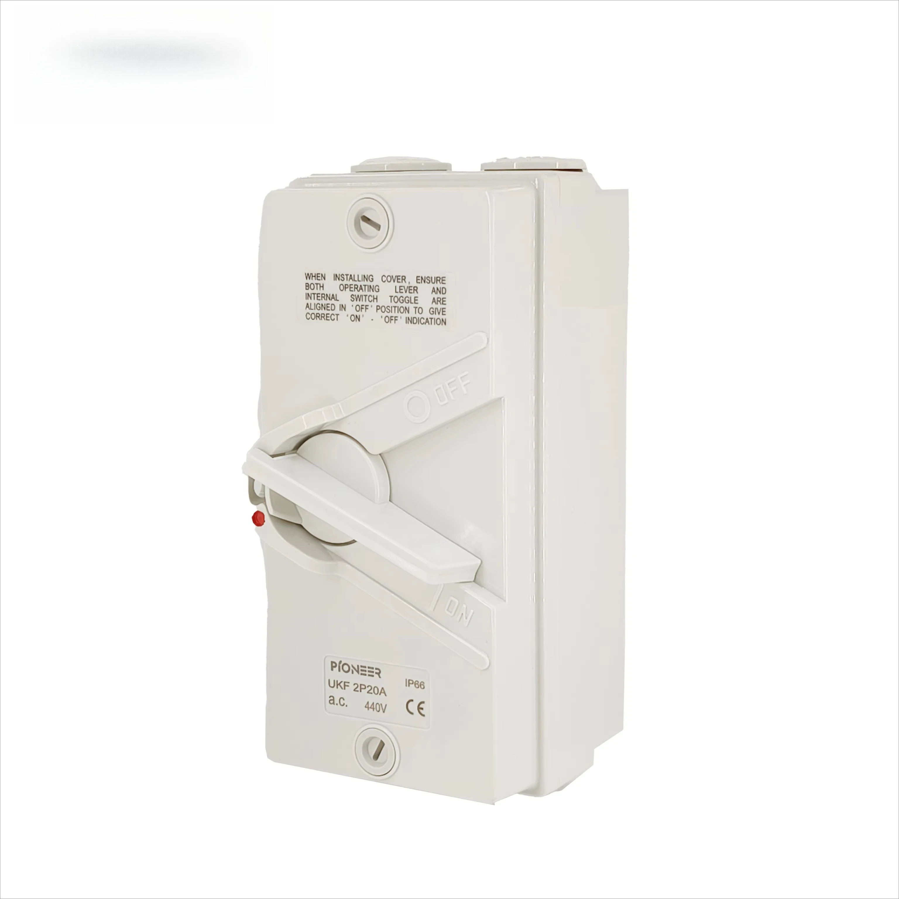 

Outdoor IP66 Isolator Switch Waterproof 2P/3P/4P 20A/35A/63A/440V for Air-Conditioning Switch Disconnectors