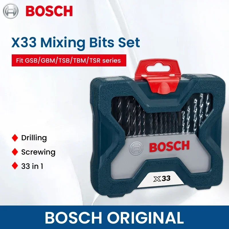 Bosch X33 Drill Bit Screwdriver Bit Professional 33 Pcs Mixing Set Work For Bosch Power Tools GSB/GBM/TSB/TBM/TSR Series