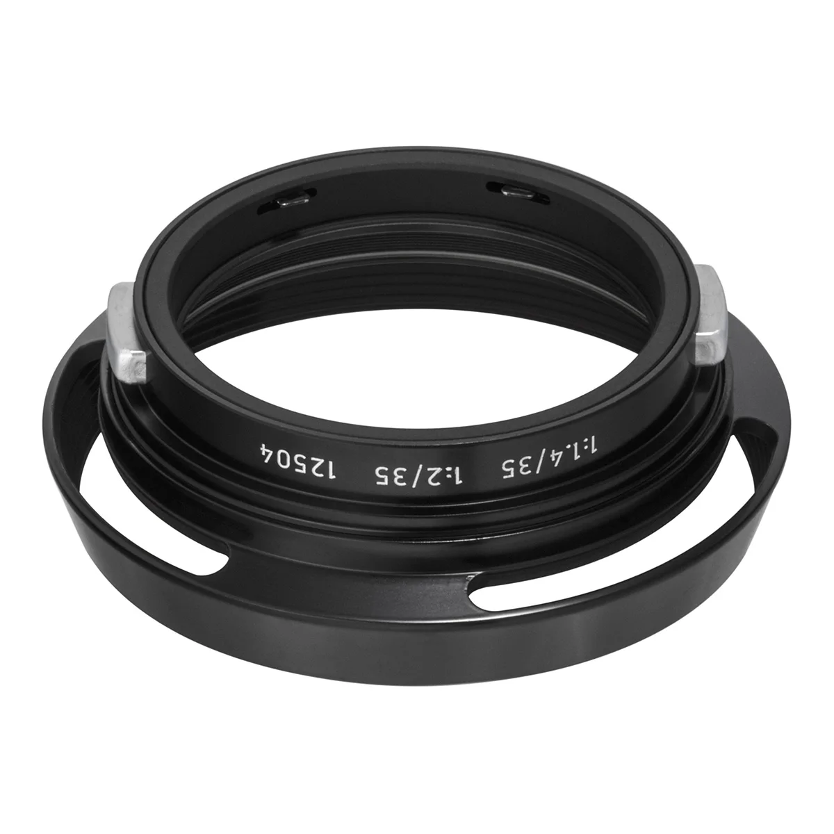 LIGHT LENS LAB Lens Hood L-12504 with UV Filter Black Paint For Leica Lens M 35mm 50mm f/2 SUMMILUX 35mm f/1.4 SUMMILUX E39