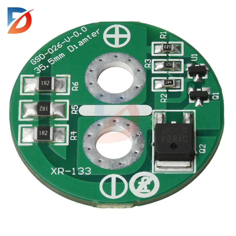 35mm 600-700F Protection Board Balance Board Voltage Limiting Circuit Board DC 2.5V Super Farad Capacitor Protection Board