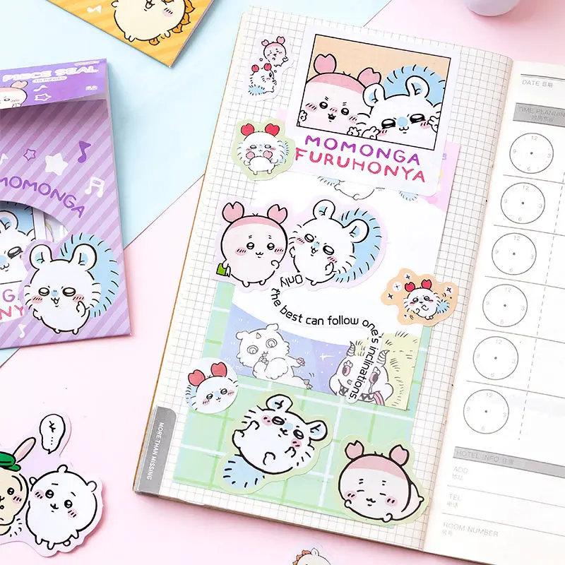 

New Japanese Cartoon Tent Sticker Bag Chiikawa Cute Sticker Chiikawa Little Eight Usachi Cute Sticker free shipping items