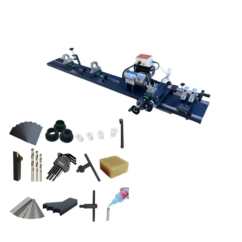 Professional Mini Horizontal Pool Cue Snooker Billiard Repair Machine Multifunction Speed Shift Rail Lathe Processing Condition