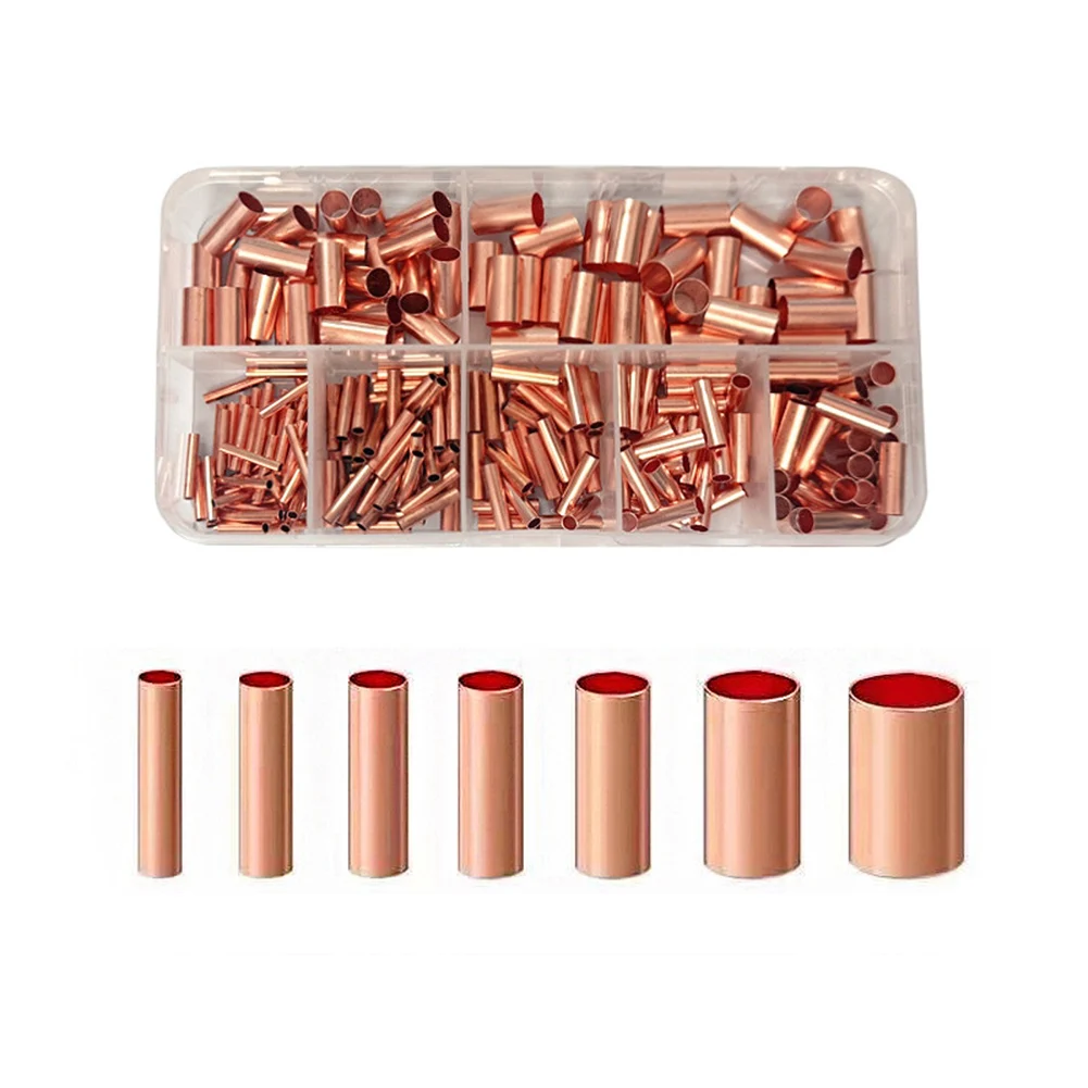 DIY Projects Electrical Butt Terminal Variety Of Crimp Connectors Non Insulated Connectors Ferrules Kit Non-Insulated Connectors
