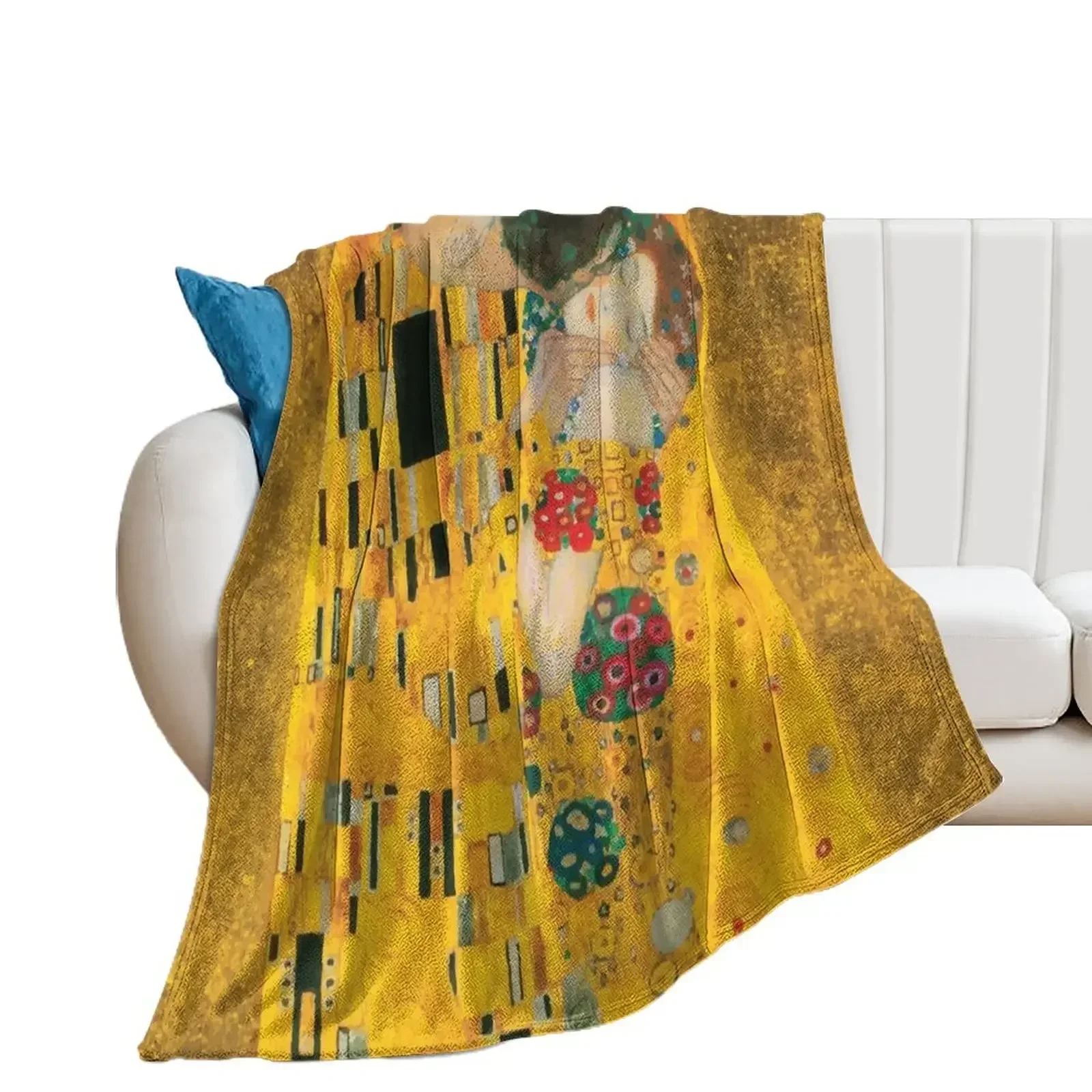 

Gustav Klimt | The Kiss Throw Blanket Soft Beds Soft Weighted Large Blankets