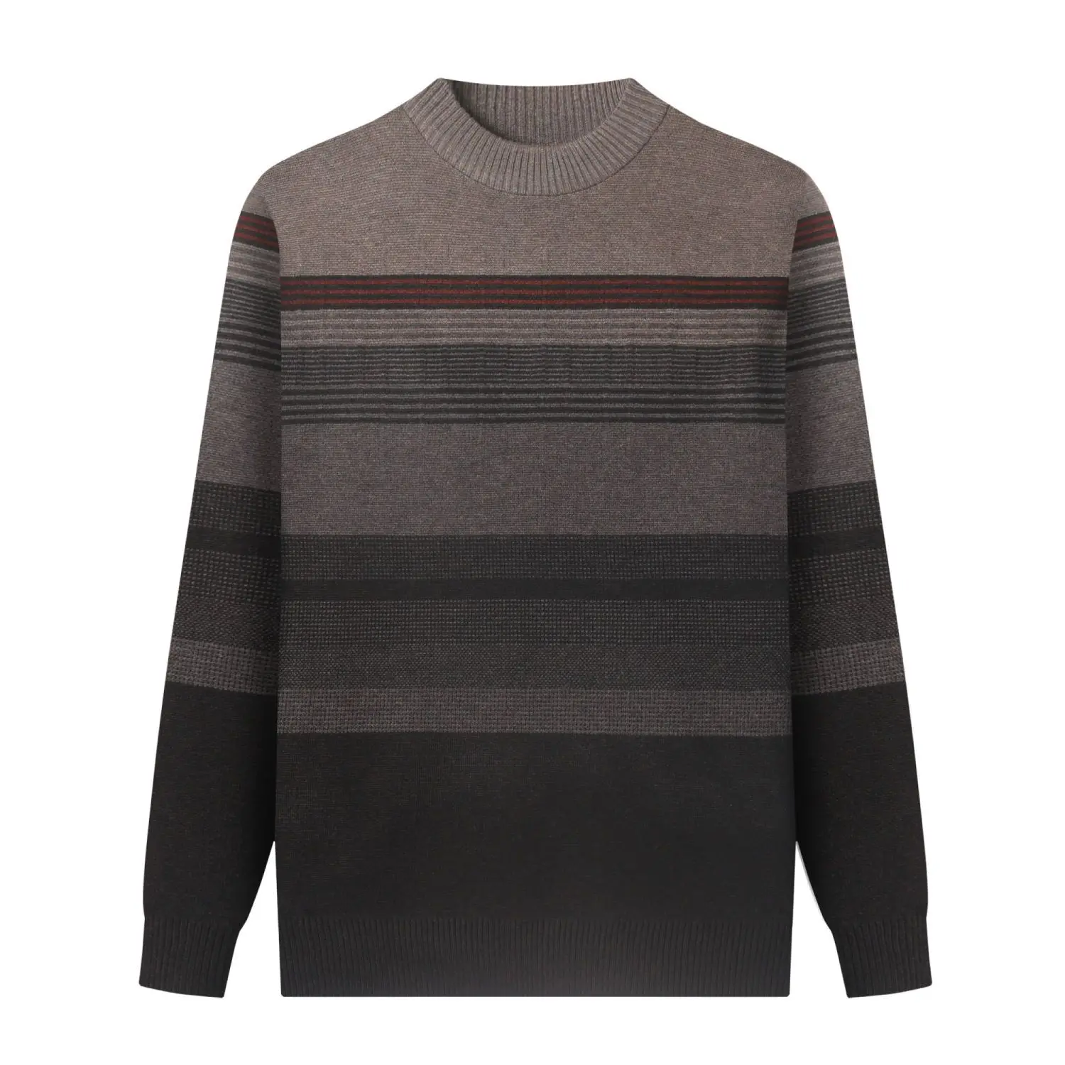 

Casual Men's Fashion Sweater Round Neck Striped Slim Fit Knitting 2023 Autumn Mens Sweaters Pullovers Men Pull Homme G07