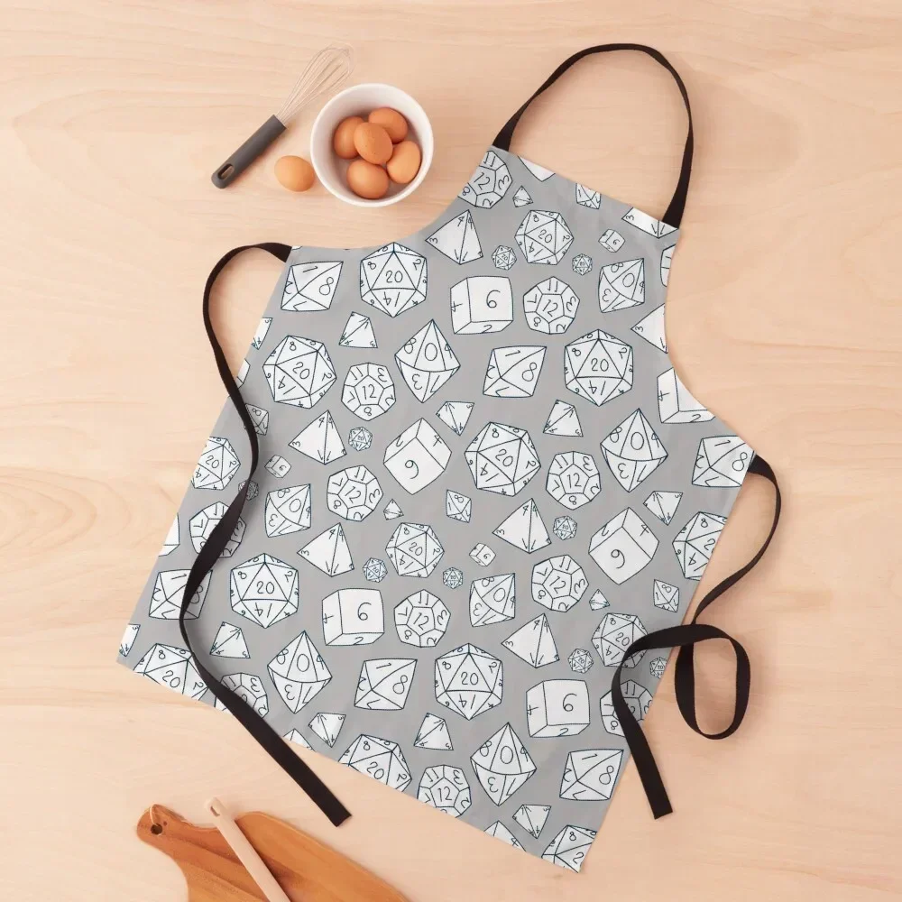 Dice! Dice! Dice! Apron Sexy For Cooking Chef Accessories Customizable Woman Apron