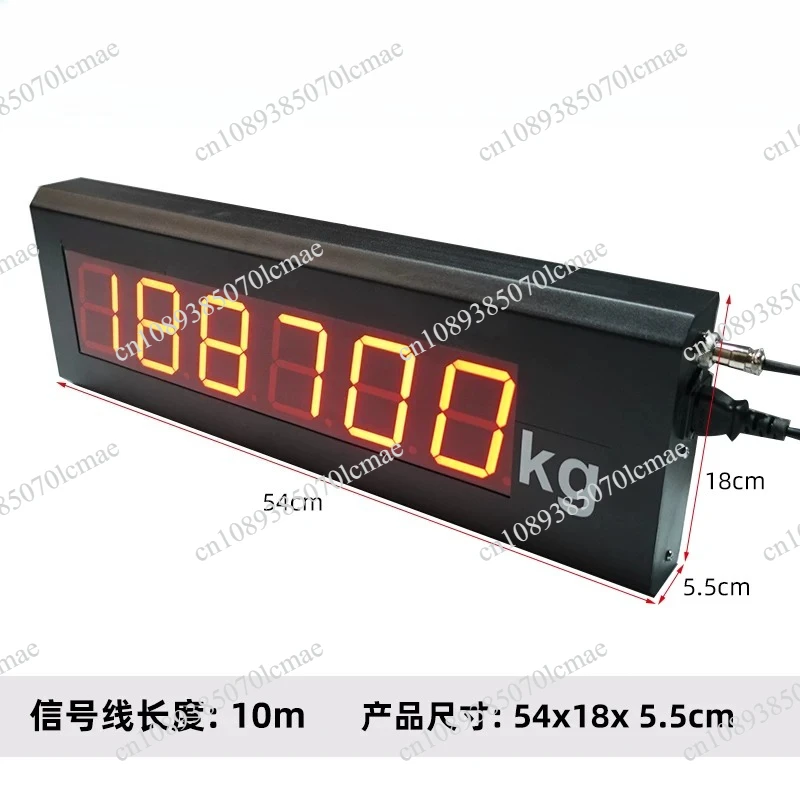 Remote Large Digital Weighing Display, External Scoreboard For Floor Platform Scale & Truck Weighbridge Weighing Indicator