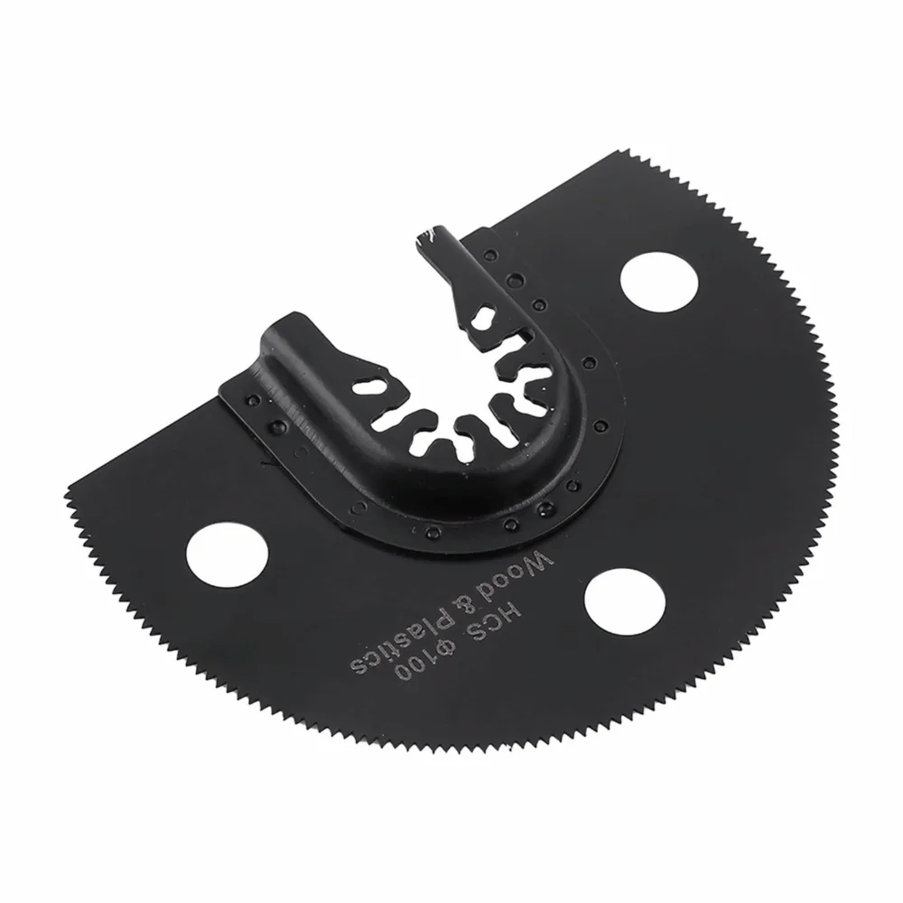 100mm Diameter Oscillating Tool Blade 4-Inch Length HCS Material Segmented Saw Blade Extended Life Flush Cut Design