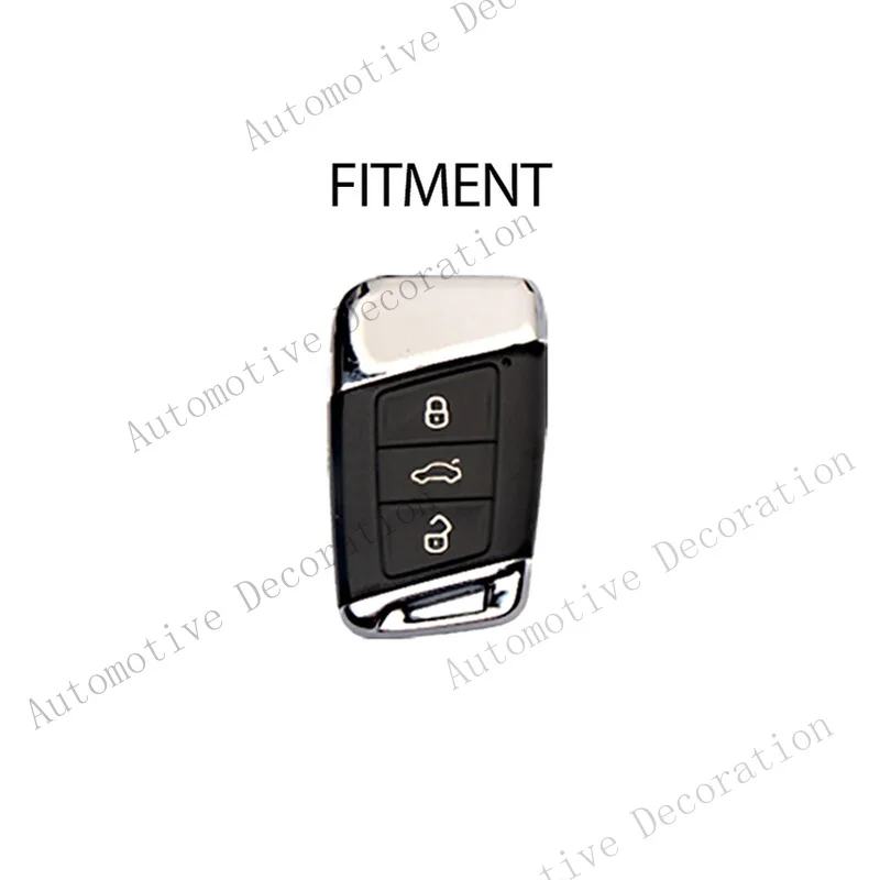 Z+ Leather Car Smart Key Fob Cover Case Holder Bag For VW Arteon Atlas Jetta Passat