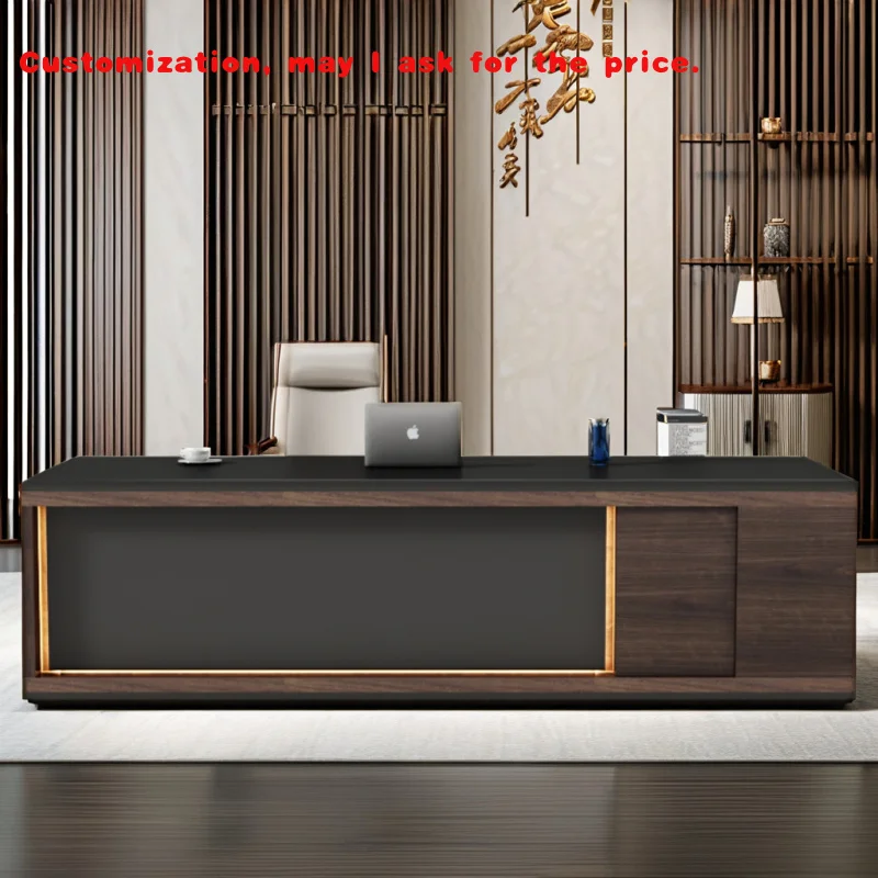 

custom.Modern Executive Office Desk and Cabinet High End Office Furniture Big Office Desk