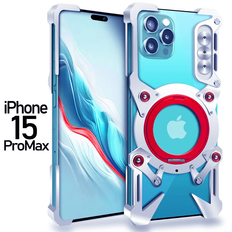 

Luxury 360°Rotating bracket metal border Back Cover For iPhone 15 14 13 12 11 XS Pro Max 6 7 8 PIus X XR shockproof Phone Case