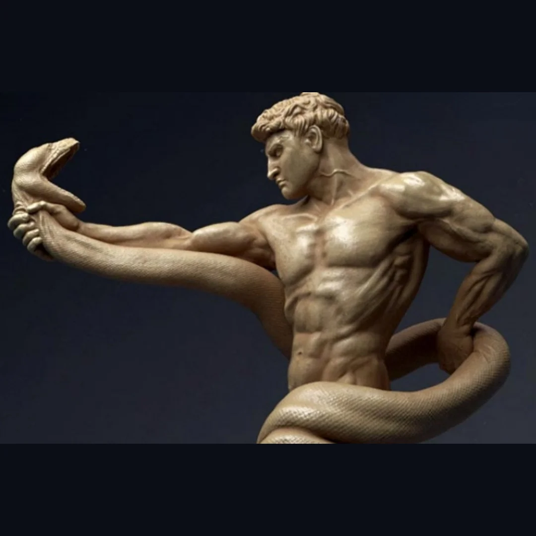 

Масштабная модель из смолы 1/24, набор для сборки, фигурка человека-змеи, несобранная и неокрашенная, 3D-печать, игрушка для самостоятельной сборки, 367