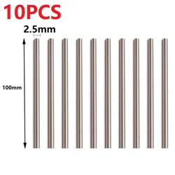 10PCS Straight Shank Metric Round Rod 100mm Long Carbide Tungsten Steel Rod Wear Resistance Solid Carbide Rod/bar Lathe Tool