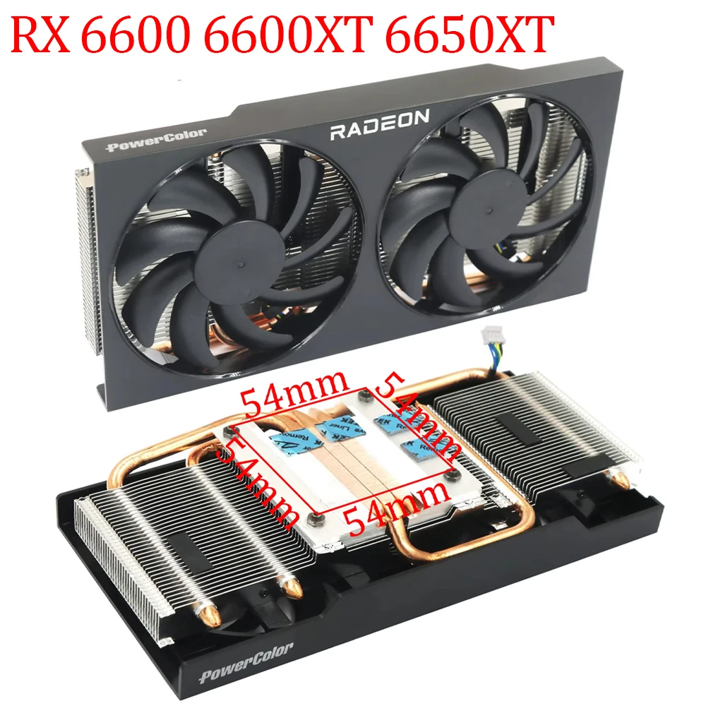 Original For PowerColor RADEON RX 5500XT 5700 5700XT 6500XT 6600