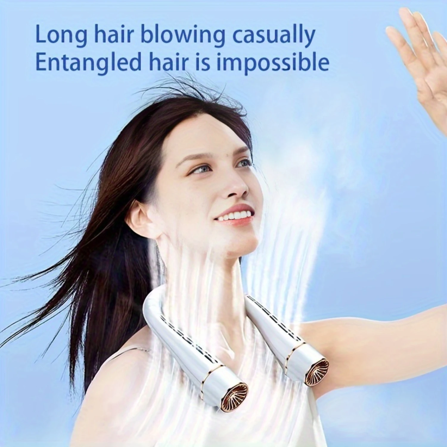 พัดลมคอสมาร์ท 1 ชิ้น, พัดลมตั้งโต๊ะที่เย็นสบายและมีสไตล์ พัดลม USB Ventilador de cuello พัดลมเอว พัดลมแบบชาร์จไฟได้ พัดลมสเปรย์น้ํา