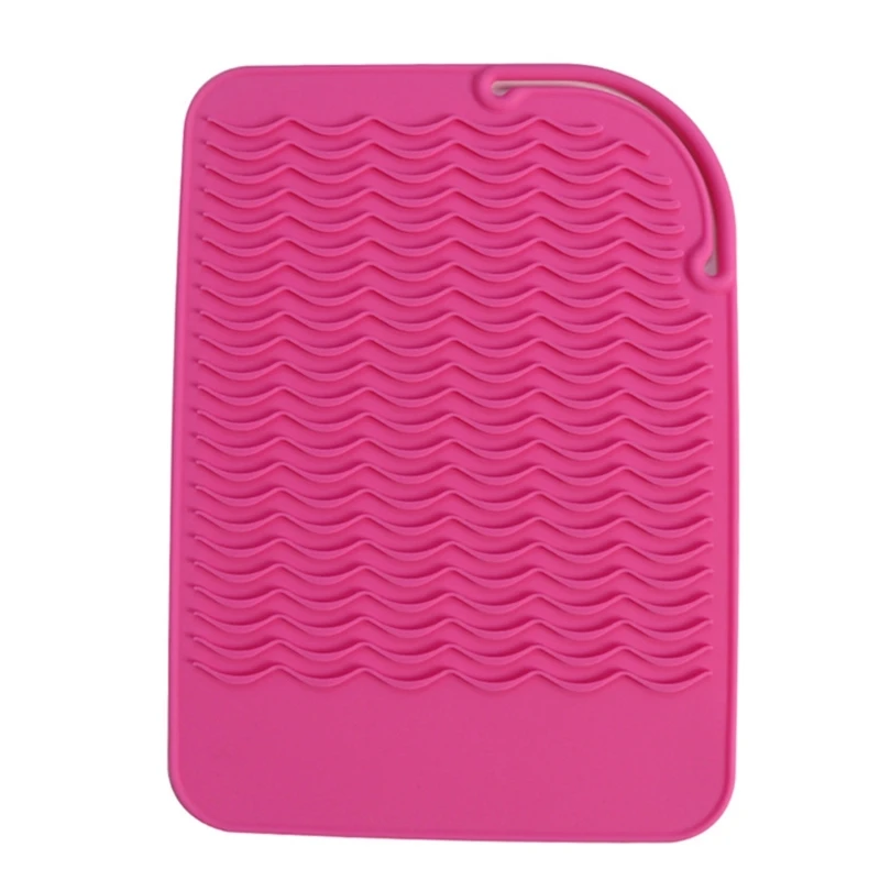 Flexible Silicone Insulation Pad for Hair Salon Desktop Overheated Hairdressing