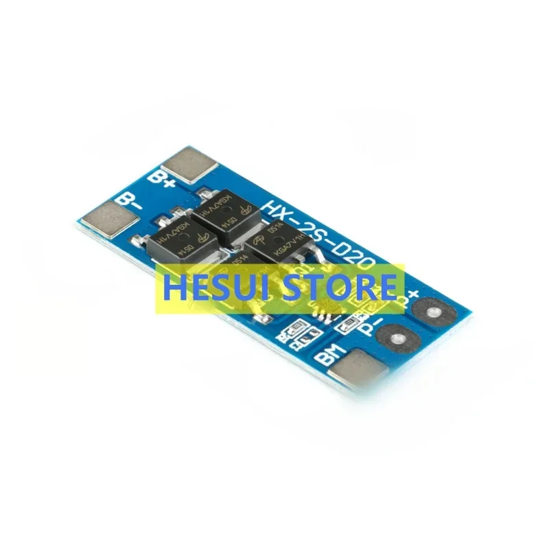 2 Series lithium battery protection panel 7.4V 8.4V/13A Working current /20A current limit