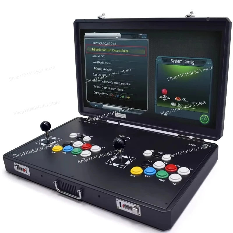 Retro Pandora 10th-Gen Bartop Arcade Console – Multiplayer Joystick Game Box for Party & Festival Gifts