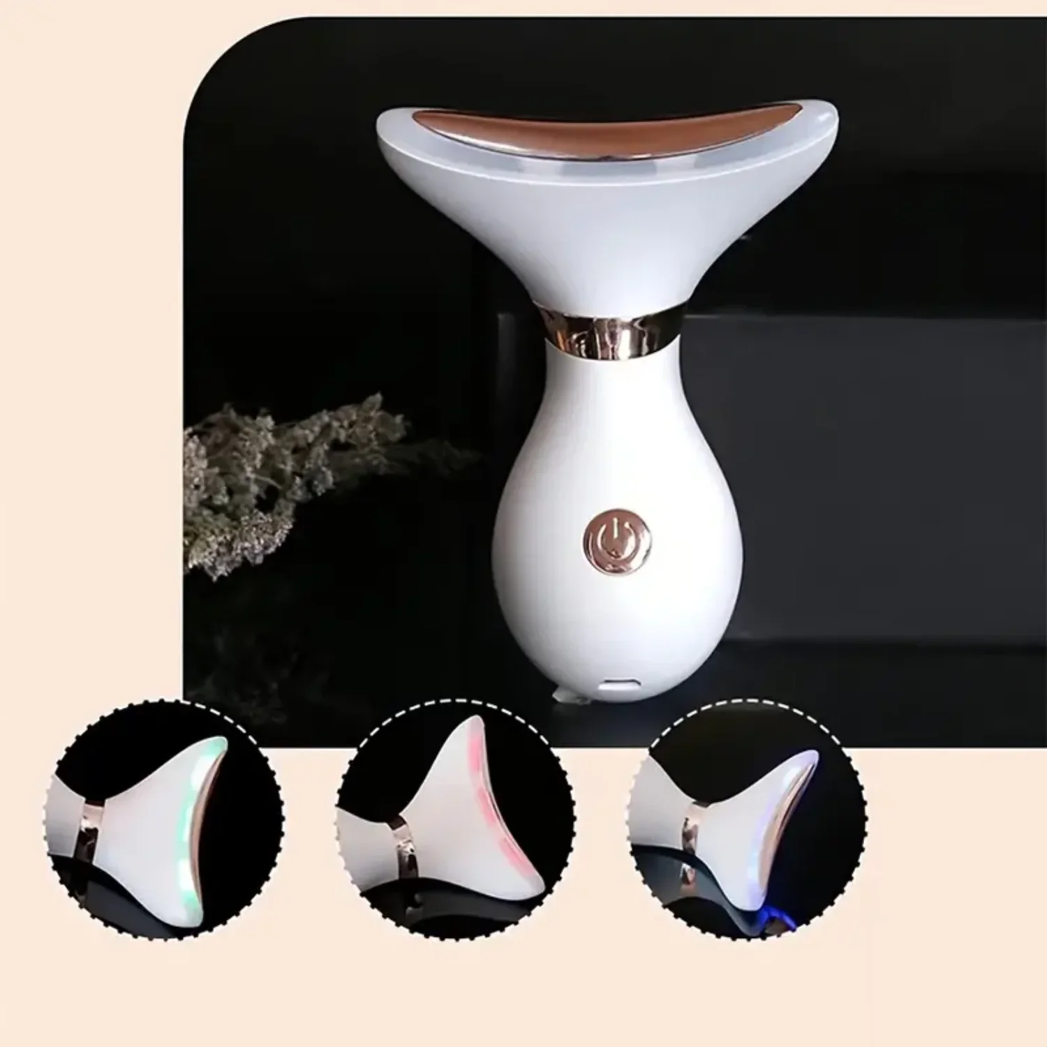 2023 New Microcurrent EMS Mini Massage Device, EMS Bioelectric Acupoint Massager, Ladies Legs Massage Body Shaper Face Neck