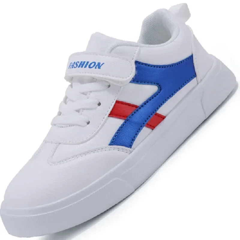 2023 New Kids Leather Casual Boys Wearproof Shoes Sport Sneakers Children Breathable Fashion Lightweight Light Running Tennis