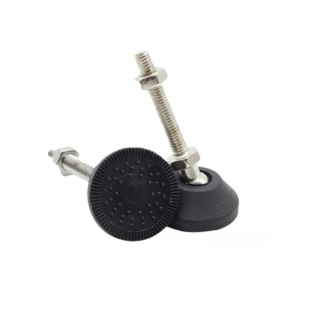 1PCS Nylon Universal Adjusting Foot With Threaded M8 M10 M12 M14 M16 M20 M24 Rubber Seat Anti-Slip Furniture Guard Glide Pad