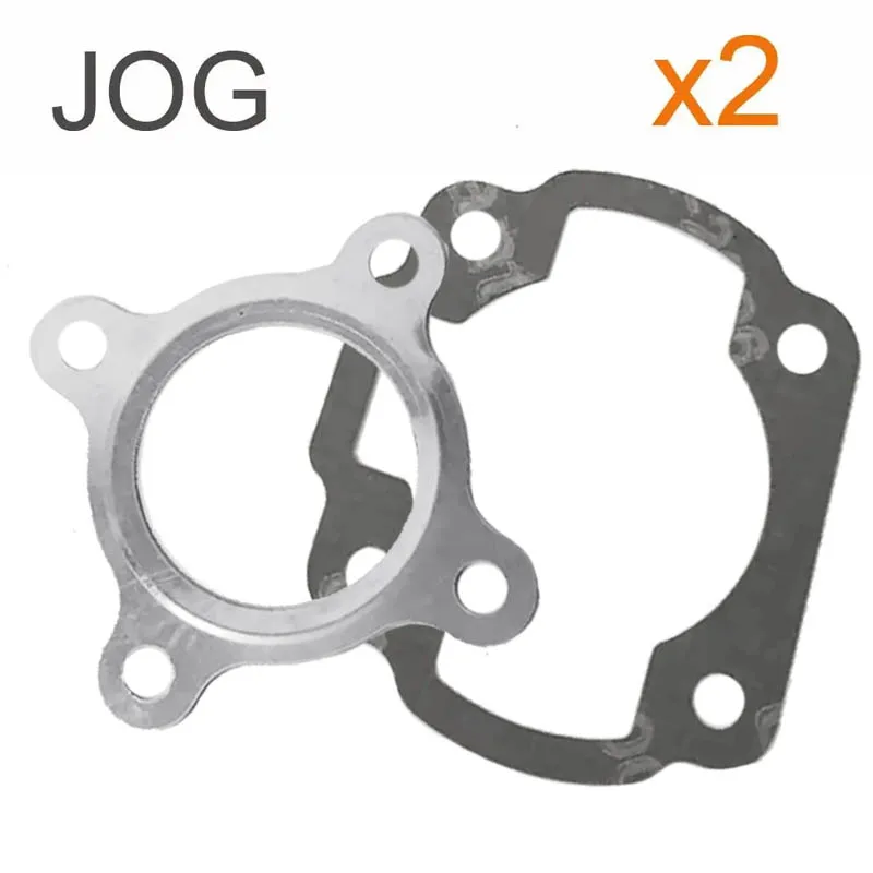 2 Sets Motorcycle Cylinder Head Gasket Set Rebuild Kit For 47mm 70cc Minarelli JOG Scooter