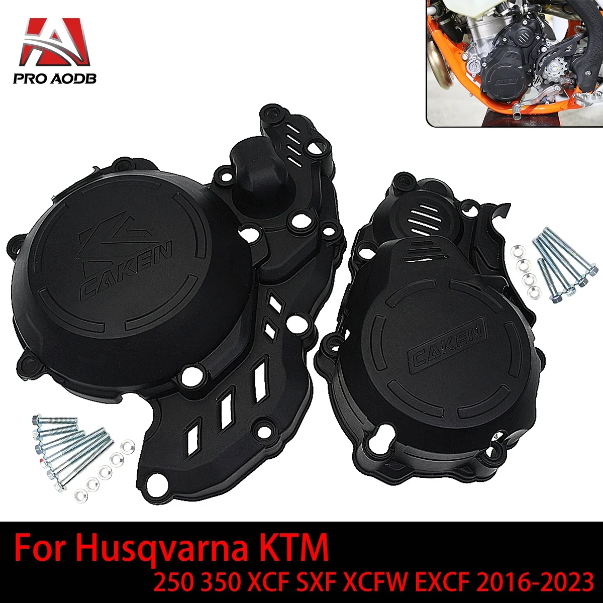 

Motorcycle Clutch Cover Ignition Protector Guard For KTM EXF SXF XCF XCFW 250 350 FREERIDE 4T 2016-2023 For Husqvarna FC FE FX