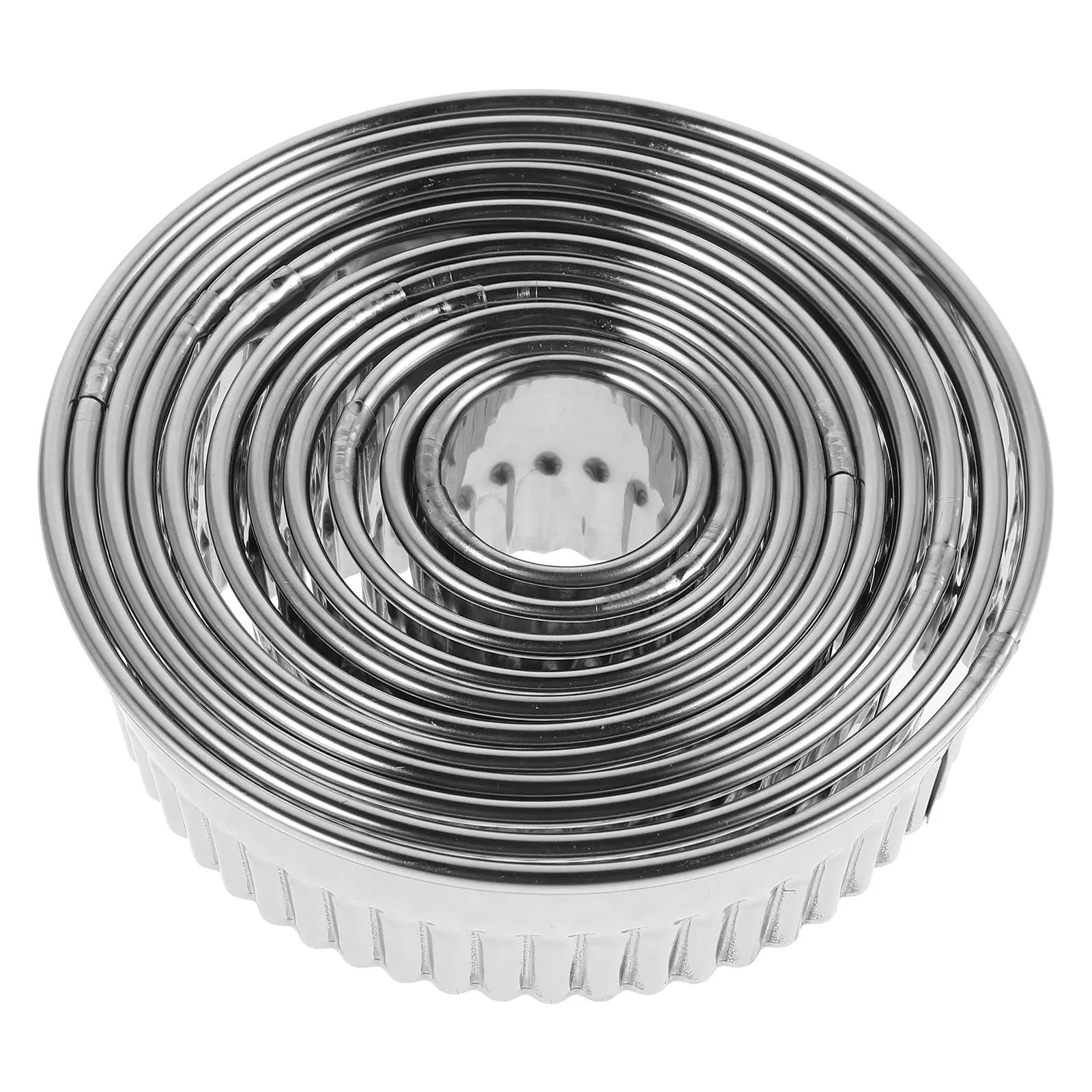 

11 Pcs Mousse Circle Mold Cake Baking Pan Ring Molds Mould Cookie Rings Stainless Steel Crumpet