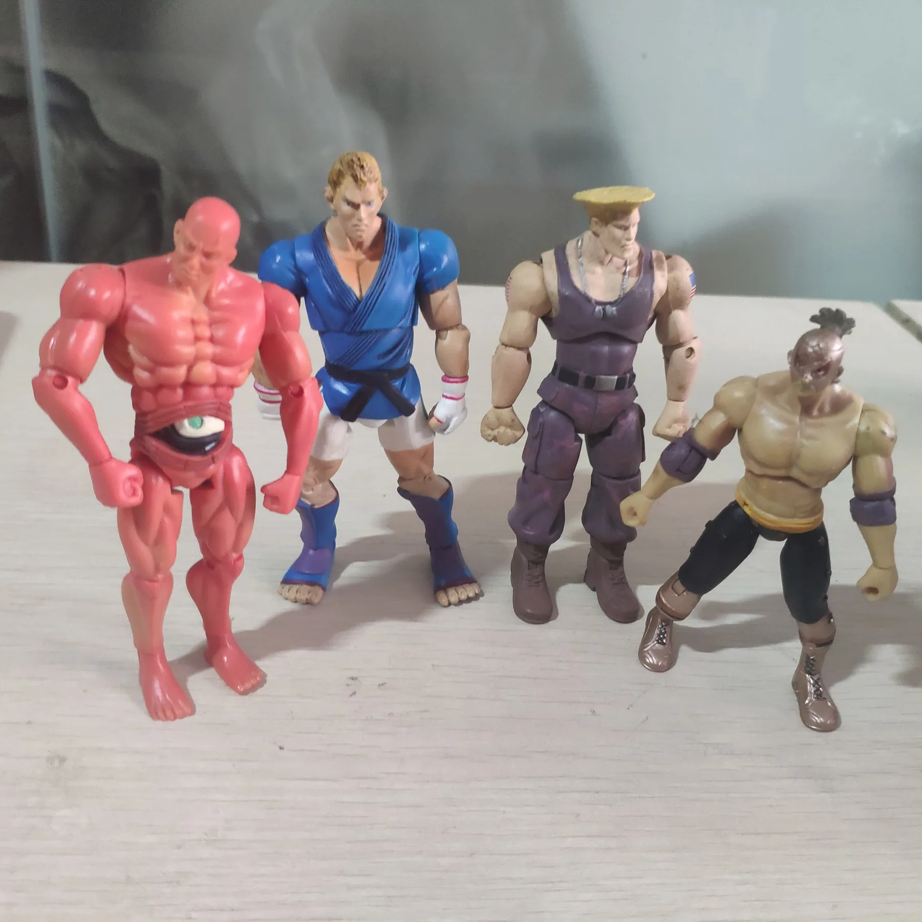 Figuras de acción de caza callejero, juguetes de colección para niños, 4 ", Red, gotte-guile, Abel Loose, su elección