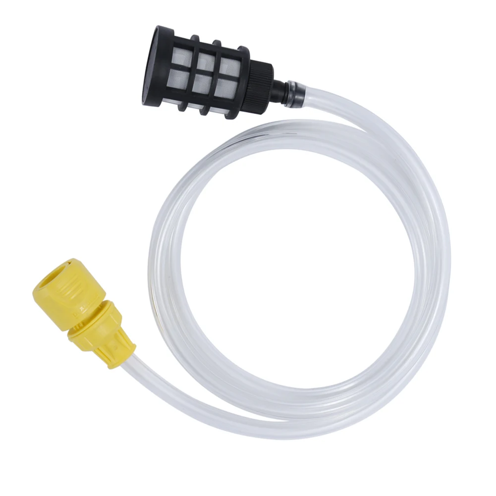 High Pressure Washer Water Inlet Hose with Self-Priming Feature for Karcher K2-K7 Models Made of Transparent Plastic