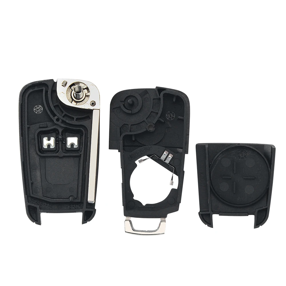 KEYYOU Flip Key Shell Case For Chevrolet Cruze Epica Lova Camaro Impala Replacement 2/3/4/5 Buttons