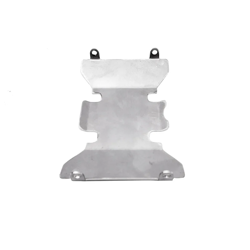 YSUN-3X parachoques delantero inferior + eje + juego de placa de deslizamiento de protección de montaje de caja de cambios para 1/10 RC Crawler AXIAL SCX10 II 90046 90047